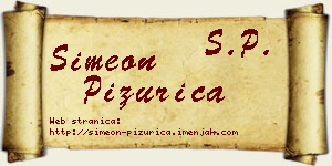 Simeon Pižurica vizit kartica